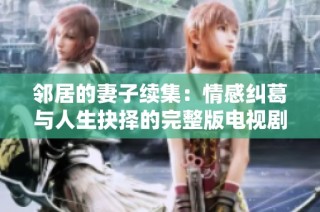 邻居的妻子续集：情感纠葛与人生抉择的完整版电视剧分析