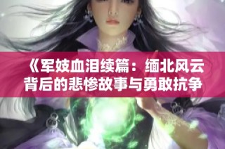 《军妓血泪续篇：缅北风云背后的悲惨故事与勇敢抗争》