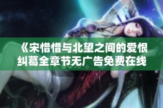 《宋惜惜与北望之间的爱恨纠葛全章节无广告免费在线阅读》