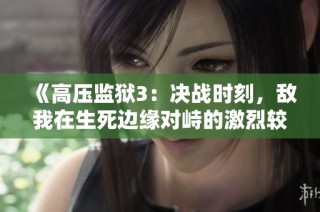《高压监狱3：决战时刻，敌我在生死边缘对峙的激烈较量》