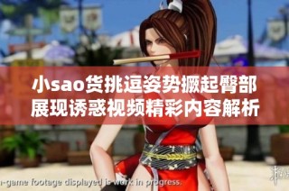 小sao货挑逗姿势撅起臀部展现诱惑视频精彩内容解析