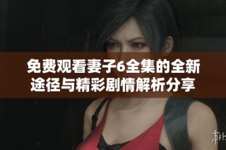 免费观看妻子6全集的全新途径与精彩剧情解析分享