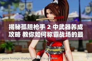 揭秘孤胆枪手 2 中武器养成攻略 教你如何称霸战场的最佳武器选择