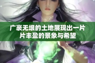 广袤无垠的土地展现出一片片丰盈的景象与希望
