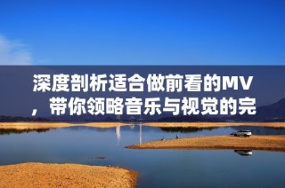 深度剖析适合做前看的MV，带你领略音乐与视觉的完美结合