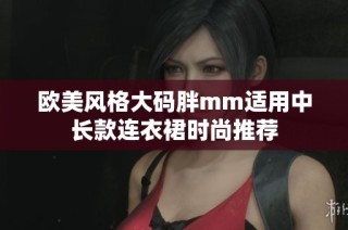 欧美风格大码胖mm适用中长款连衣裙时尚推荐