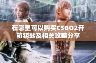 在哪里可以购买CSGO2开箱钥匙及相关攻略分享