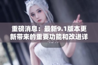 重磅消息：最新9.1版本更新带来的重要功能和改进详解