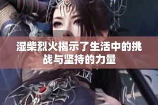 湿柴烈火揭示了生活中的挑战与坚持的力量