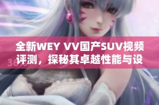 全新WEY VV国产SUV视频评测，探秘其卓越性能与设计魅力