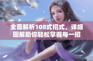 全面解析108式招式，详细图解助你轻松掌握每一招