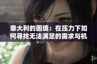 意大利的困境：在压力下如何寻找无法满足的需求与机会