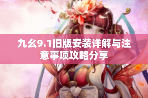 九幺9.1旧版安装详解与注意事项攻略分享