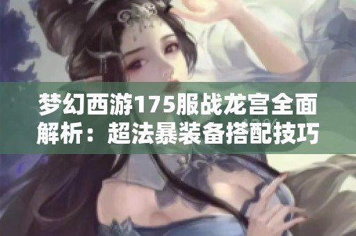 梦幻西游175服战龙宫全面解析：超法暴装备搭配技巧揭秘