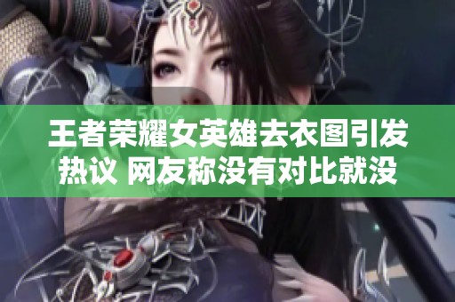 王者荣耀女英雄去衣图引发热议 网友称没有对比就没有伤害