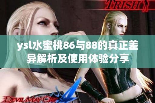 ysl水蜜桃86与88的真正差异解析及使用体验分享