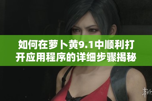 如何在萝卜黄9.1中顺利打开应用程序的详细步骤揭秘