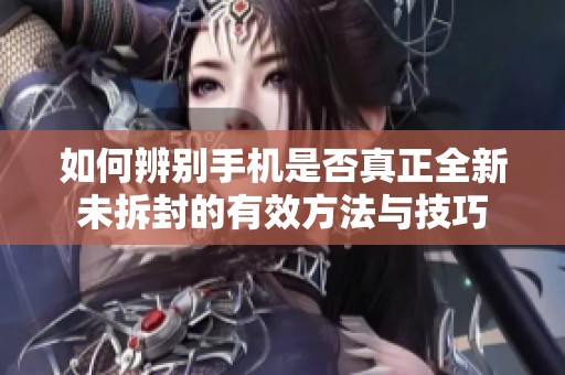 如何辨别手机是否真正全新未拆封的有效方法与技巧