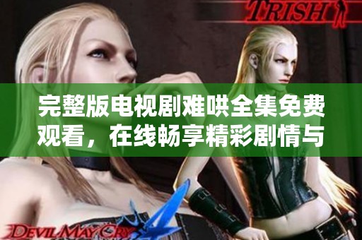 完整版电视剧难哄全集免费观看，在线畅享精彩剧情与表演
