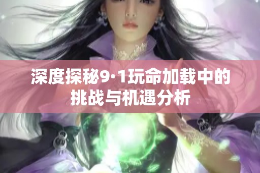 深度探秘9·1玩命加载中的挑战与机遇分析