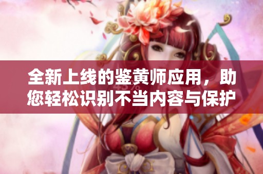 全新上线的鉴黄师应用，助您轻松识别不当内容与保护网络环境