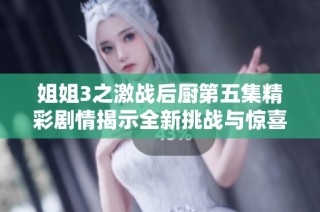 姐姐3之激战后厨第五集精彩剧情揭示全新挑战与惊喜